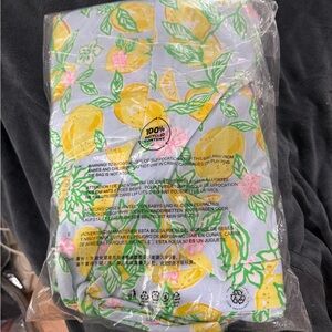 Lilly Pulitzer Lemon and Floral Print Fabric